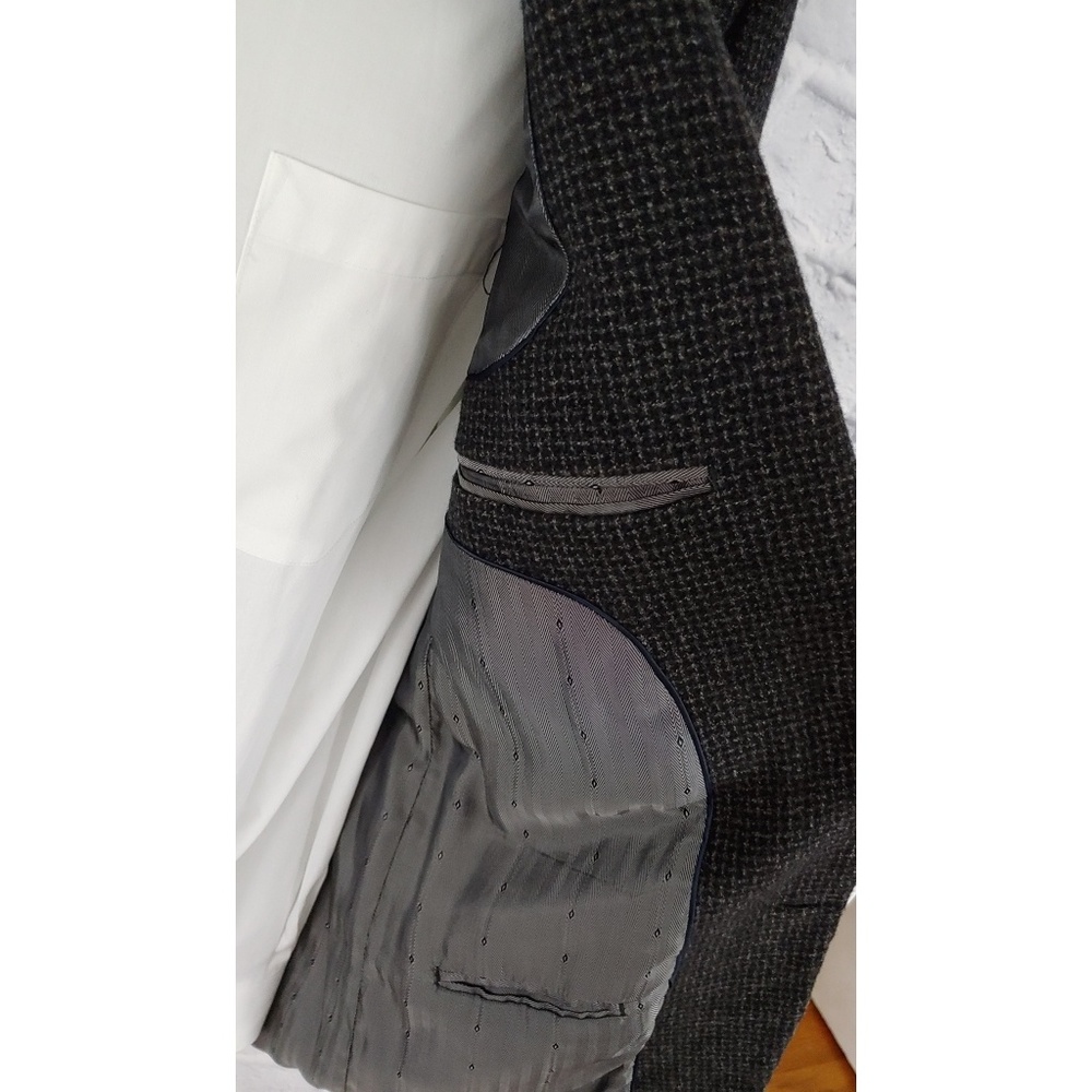Joseph & Feiss Gold, Wool Cashmere Blazer, 42L - Picture 7 of 8